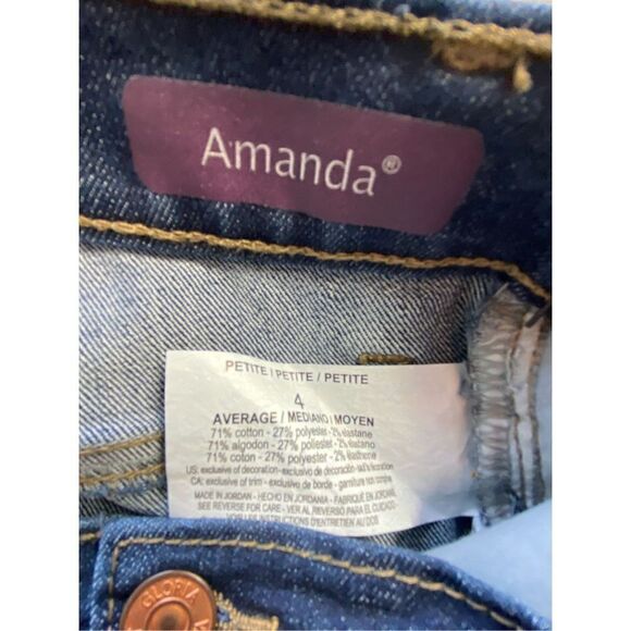 Gloria Vanderbilt 4P Average Amanda Classic Jeans - Picture 7 of 9